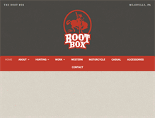 Tablet Screenshot of bootbox.com